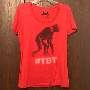 Headline Shirts red #tbt tshirt EUC